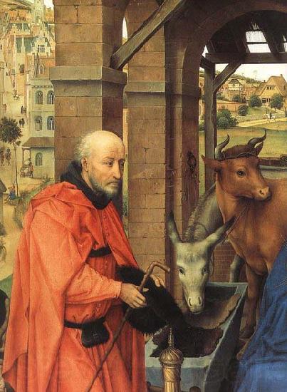 WEYDEN, Rogier van der St Columba Altarpiece Norge oil painting art